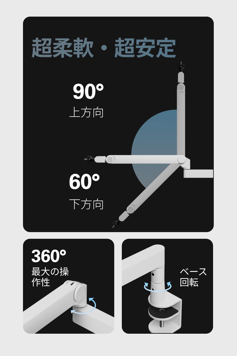 Elgato Wave Mic Arm Pro White マイクアーム